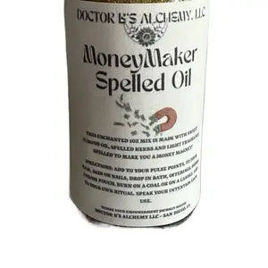 MoneyMaker Spelled Oil for Being a Money Magnet Body Care Blend