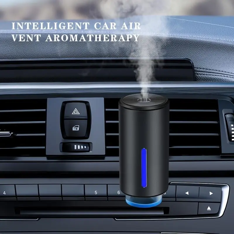 Smart Car Air Freshener Diffuser, Vehicle Purifier, Vent Mount Fragrance Machine, Perfect Holiday Gift, Automotive Aromatherapy Device, Car Scent Diffuser