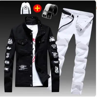 8892black/white pants