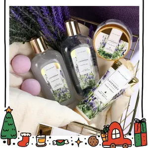 Spa Luxetique Bath Gift Sets for Women Lavender Body Care Baskets - 10 Pcs Relaxing Holiday Birthday Christmas Gifts for Her