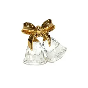 Pre-owned Swarovski Crystal Small Leather Goods Memories Bell Ornament