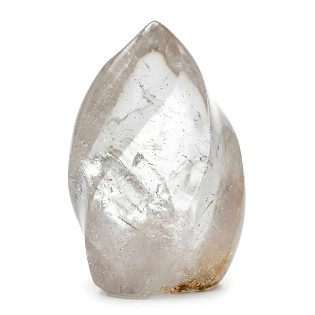 Quartz Flame Shape — Clear Crystal Free-Form Energy Amplifier