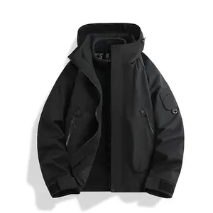Outdoor jacket three-in-one tourist mountaineering suit windproof waterproof large size jacket