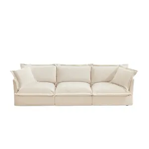 Modern Washable Cloud Sofa 3 Seater