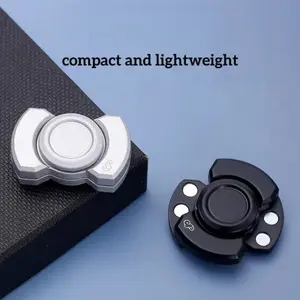 Three-In-One Finger Spinner Coin, High-Speed Adult Rotation Toy, Casual Outdoor Entertainment, Fashionable Graduation Gift, Ideal for Boyfriend