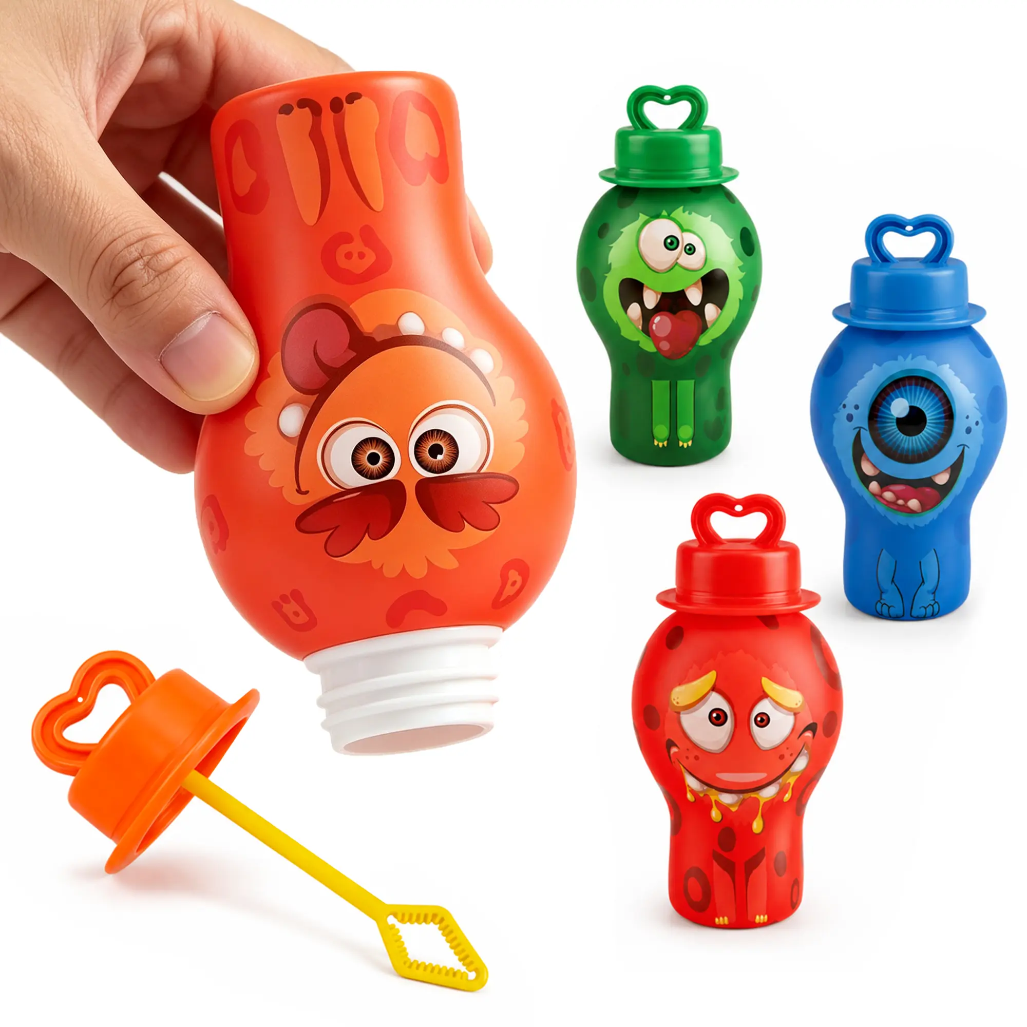 Kiditos No-Spill Bubble Tumbler, Flip Upside Down Without Leaking, Bubble Blowing Toy with Wand, Mess-Free Bubble Fun, Outdoor Play Summer Toy & Birthday Gift for Kids Ages 3+