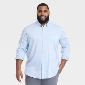 Men's Comfort Wear Long Sleeve Shirt - Goodfellow & Co
