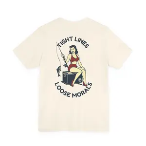 "Tight Lines Loose Morals" Tee