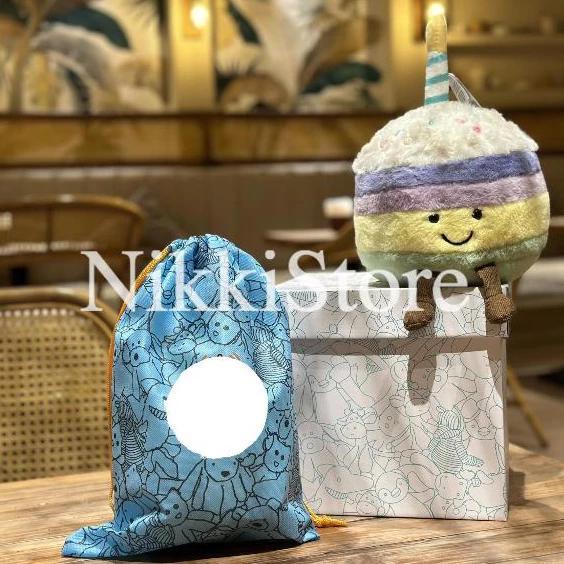 Jellycat Amuseables Rainbow Birthday Cake Soft Plush Toy with Candle for Kids' Birthdays Perfect Gift for Her