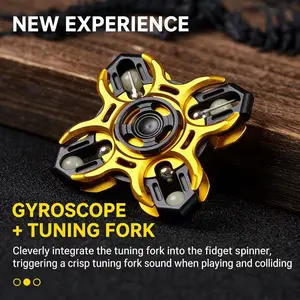 50 God Oracle Linked Gyroscope Metal Rotation Linked Fork Edc Stress Relief Toy, Fun Entertainment Anytime, Portable Leisure Gift