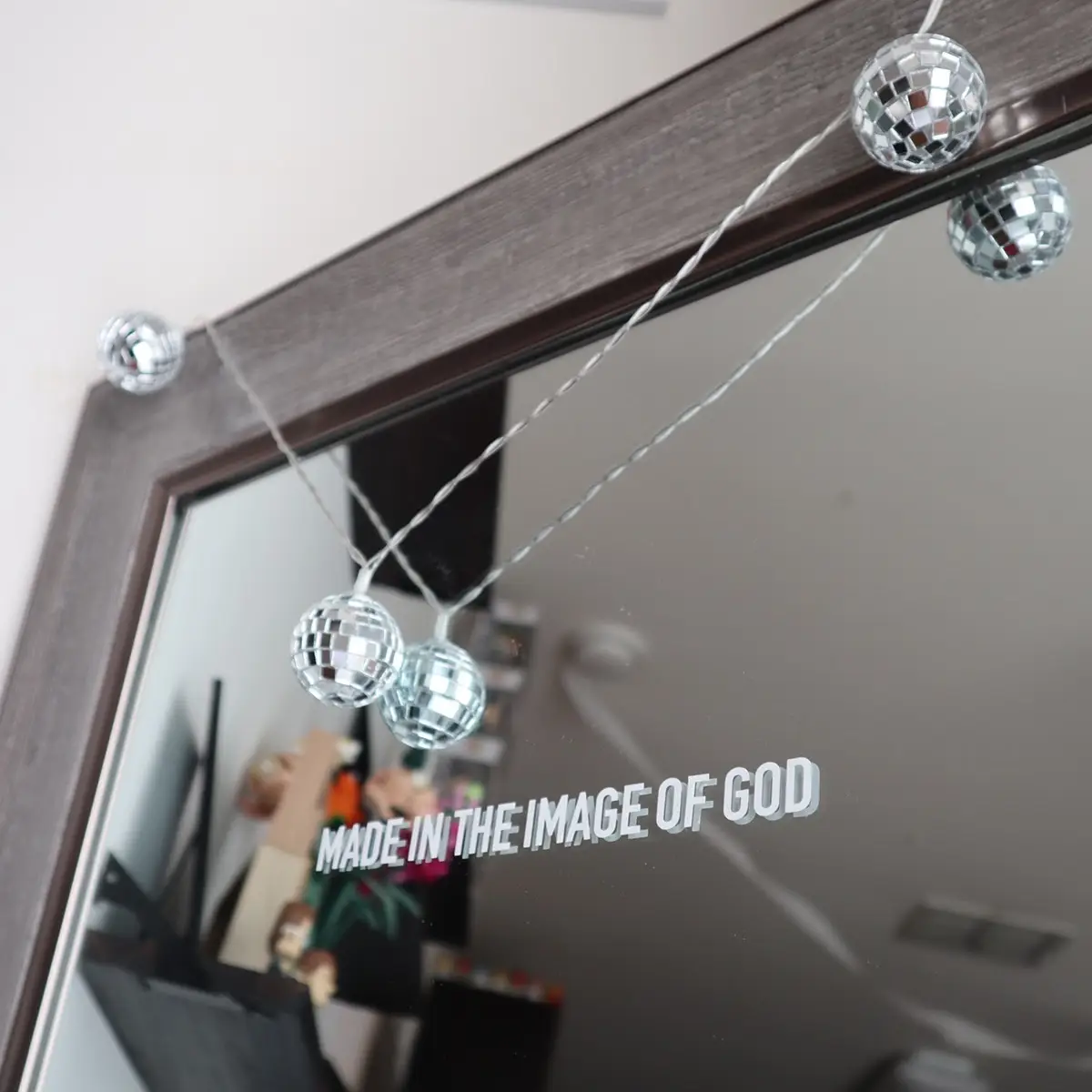 Image Of God Mirror Sticker