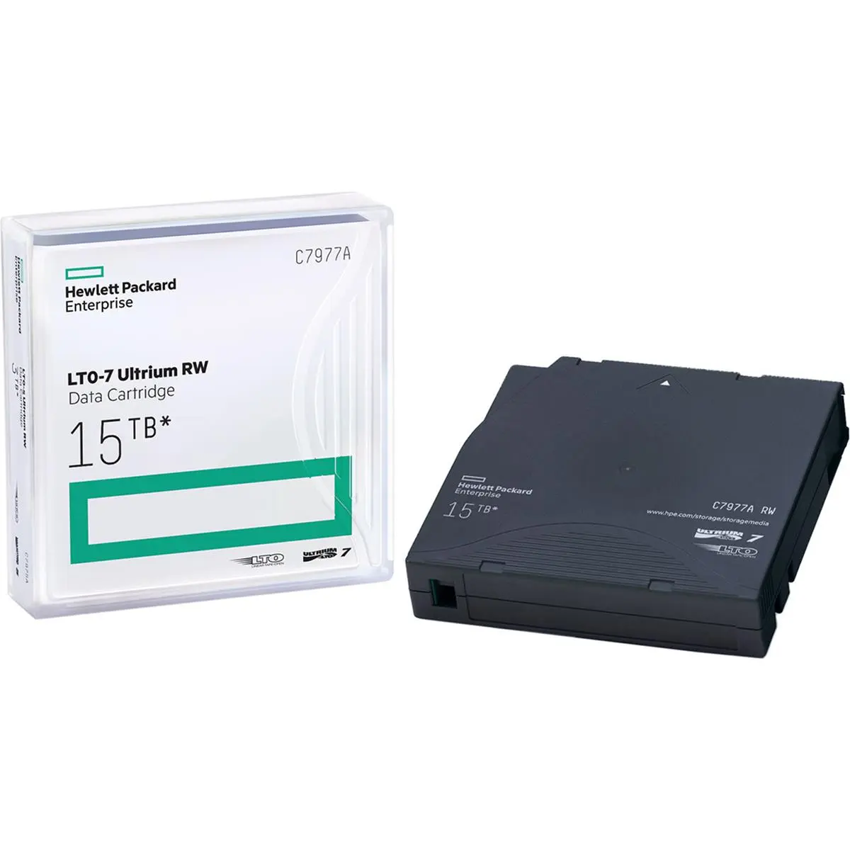 HPE LTO Ultrium-7 High Capacity Rewritable Tape Data Cartridge, 6TB RW, Slate Blue with Protective Case, Compact Form