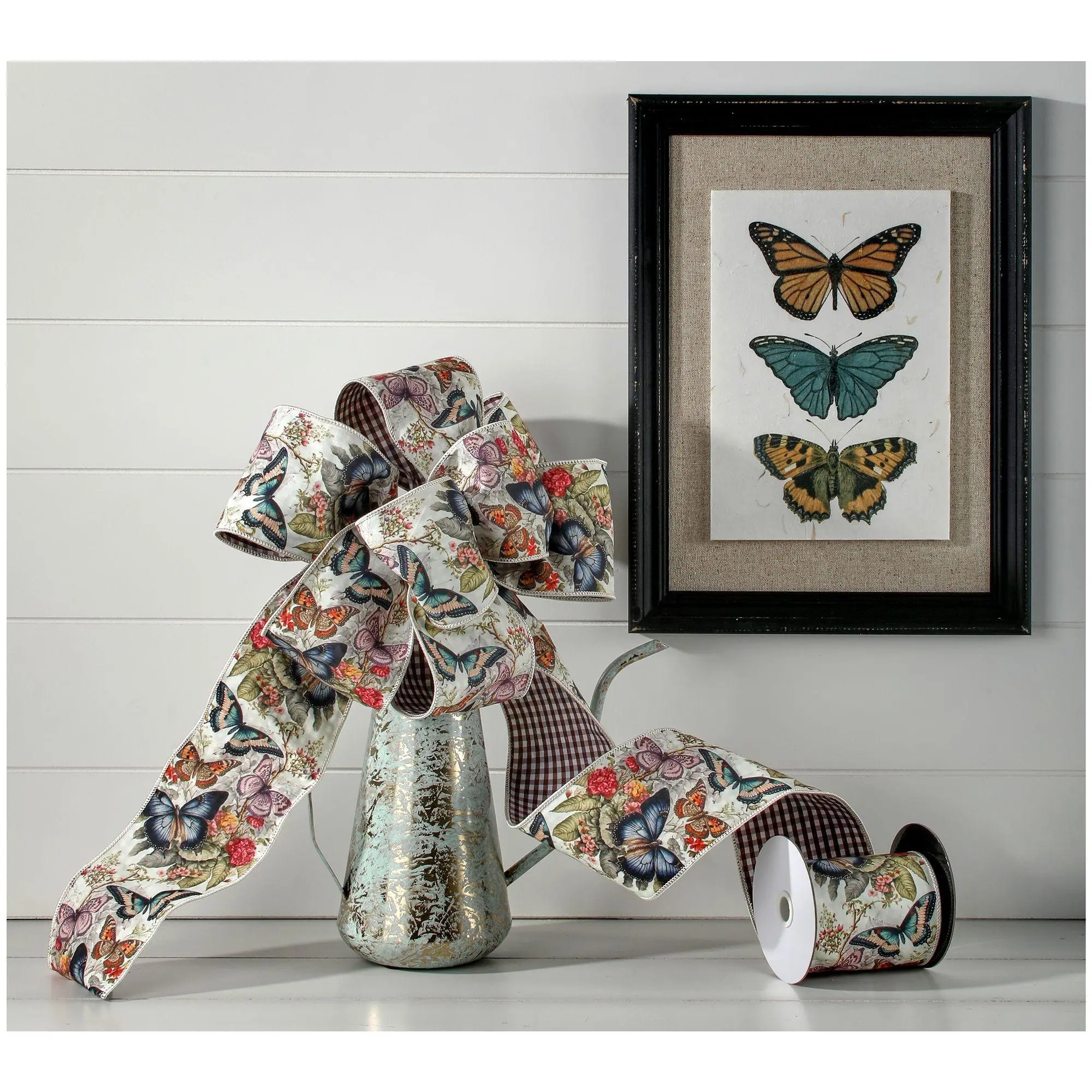 4"X5Y Botanical Butterfly Ribbon by Valerie 4"X5Y Botanical Butterfly Ribbon by Valerie