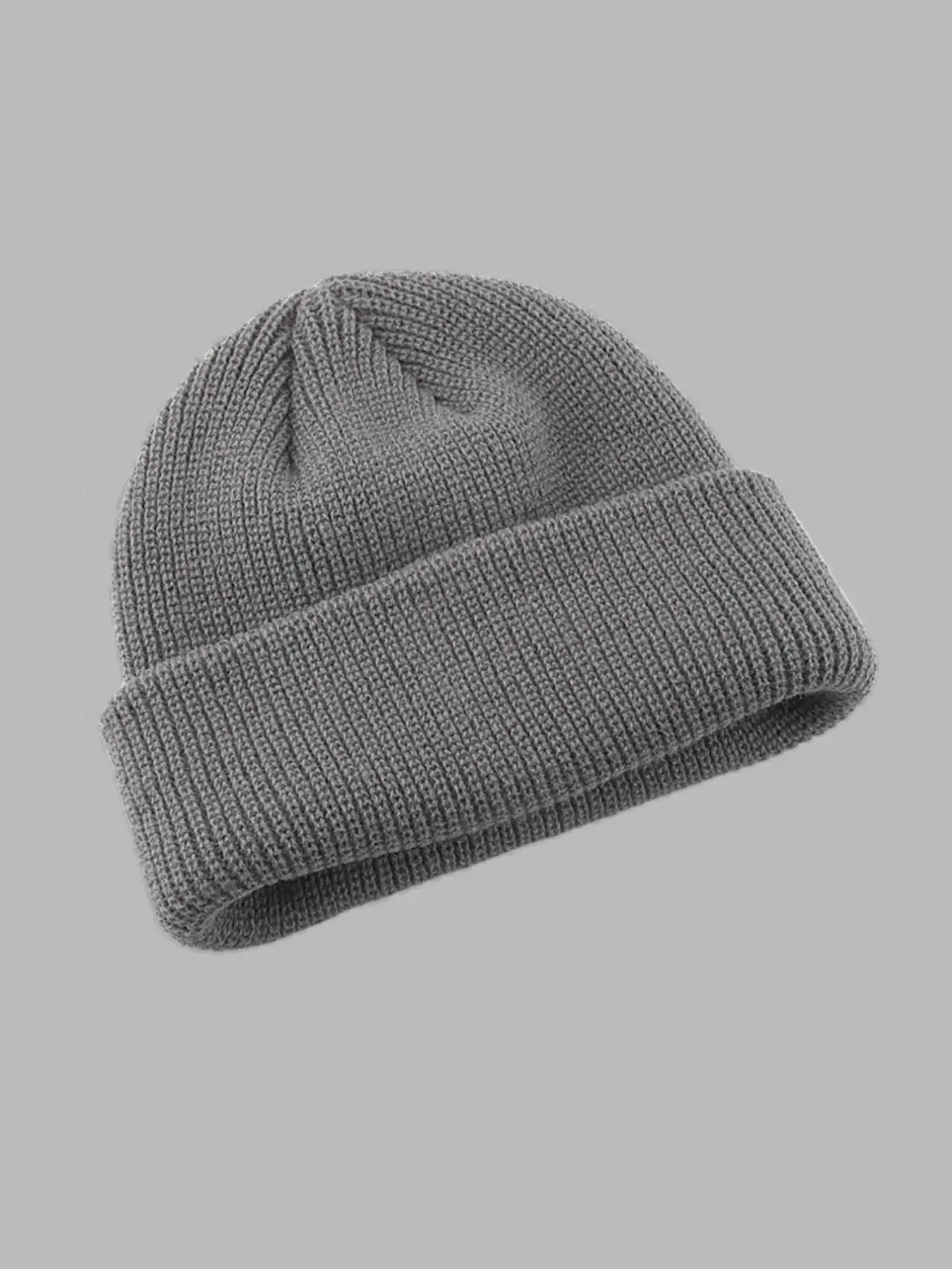 1 Piece Solid Color Beanie Hat/Knit Hat, Solid Cuff Beanie, Casual Winter Outdoor Hat For Men & Women, 2023 New Style Y2k Knitting Beanies