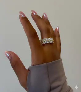 Double Row Tennis Ring (Ships Same Day)