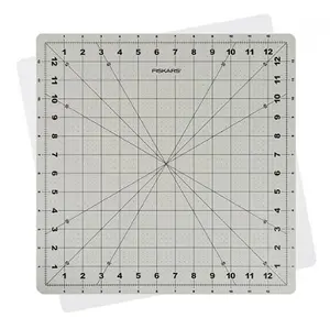 Fiskars Gray Rotating Rotary Cutting Mat 13x13" 1065502