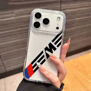 Transparent Luxury Sports Car Phone Case Cover for iPhone 15/15 Plus/15 Pro/15 Pro Max/11-17 Series, Protective Mobile Accessories