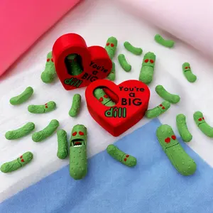 Tickles the Pickle 3D Printed Fidget Toy – A Fun & Quirky Way to Show Some Love | Articulating Pickle with Micro Pickles Gift Set | Unique