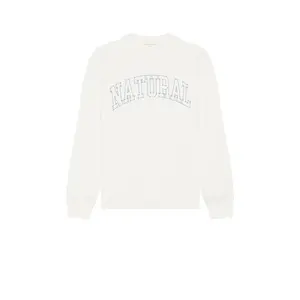 Museum of Peace and Quiet Outline Long Sleeve Shirt in White