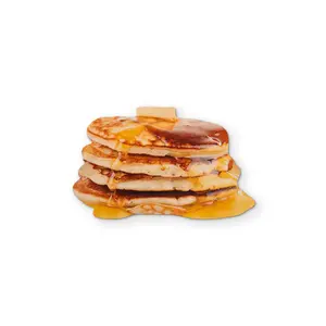 A STACK OF PANCAKES YOU CAN CLEAN YOUR GLASSES WITH