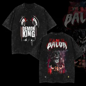 WWELife4U Retro Vintage Finn Balor T-Shirt 100% Premium Cotton S-5XL American-Made Soft Relaxed Fit Pre-Washed Classic Look Clothes Top Apparel