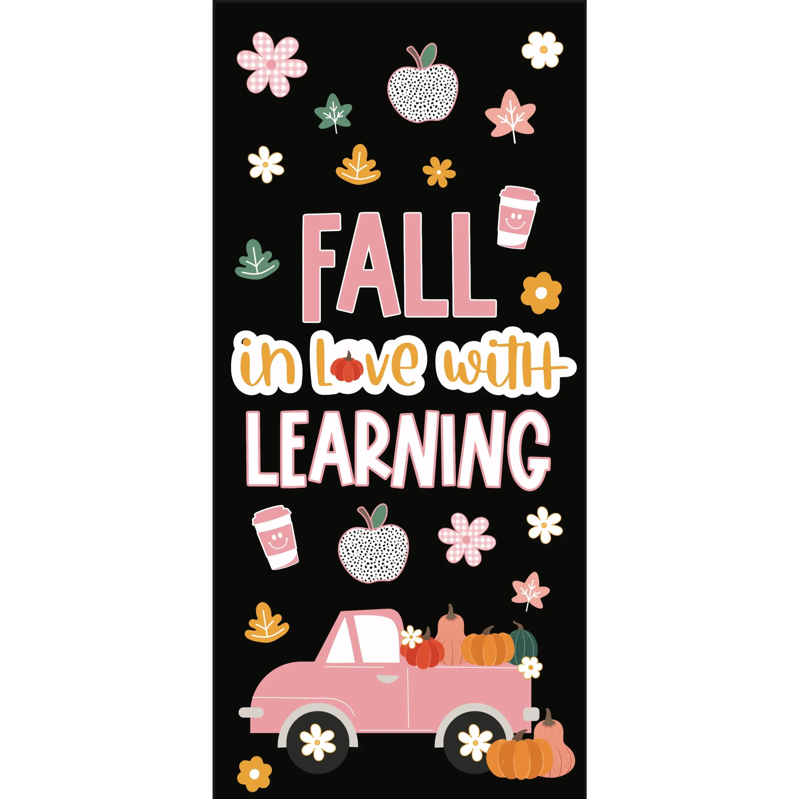 Fall In Love With Learning - Door Decor Kit or Bulletin Board