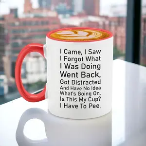 Funny Coffee Mug, I Came I Saw I Forgot1