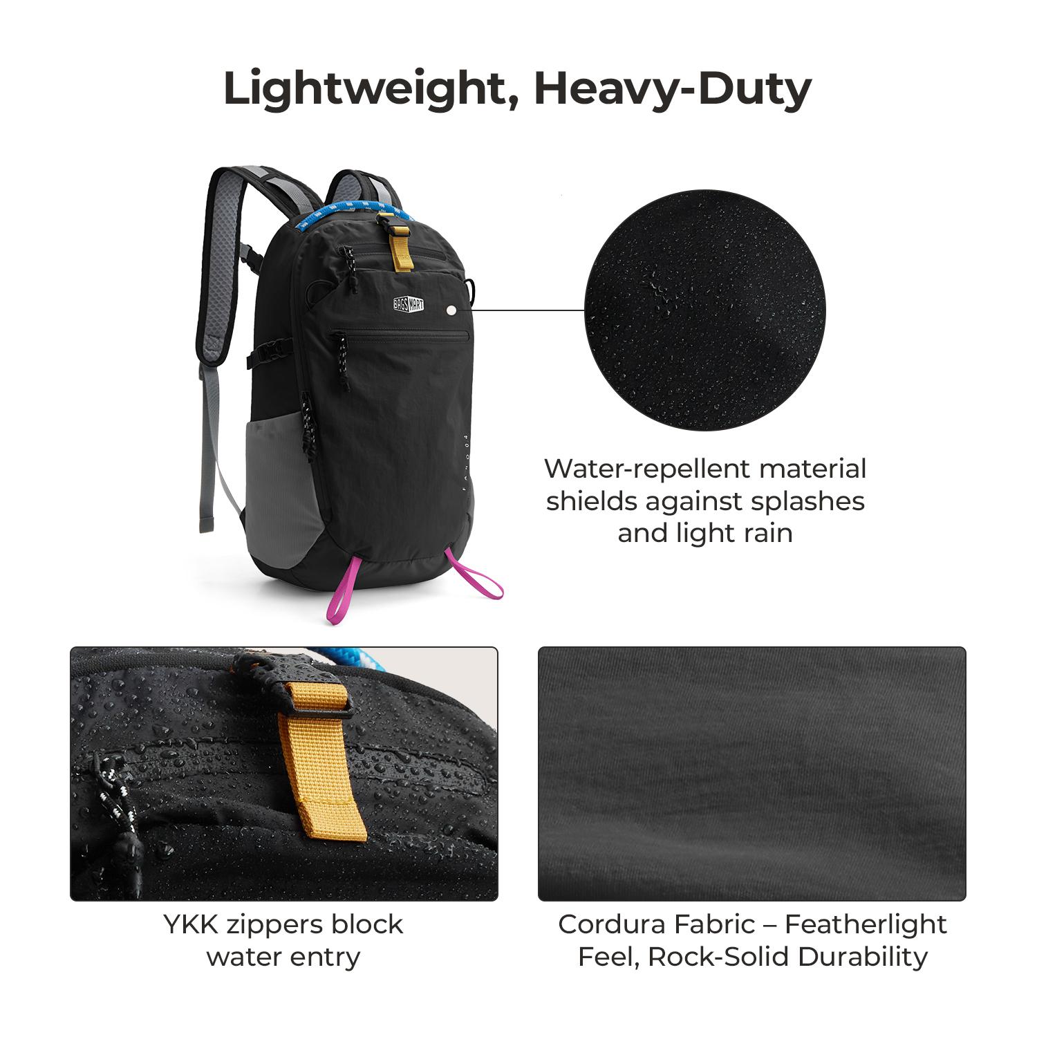 【New In】BAGSMART FARO Ultra-Light 20L Backpack with 3D Breathable Panel & Water-Resistant Pockets for Everyday Adventure Memorial Day 【New In】BAGSMART FARO Ultra-Light 20L Backpack with 3D Breathable Panel & Water-Resistant Pockets for Everyday Adventure Memorial Day