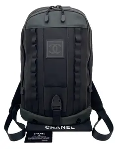 Pre-owned CHANEL other Backpack Sport Line Coco Mark Black 12027435501/307992