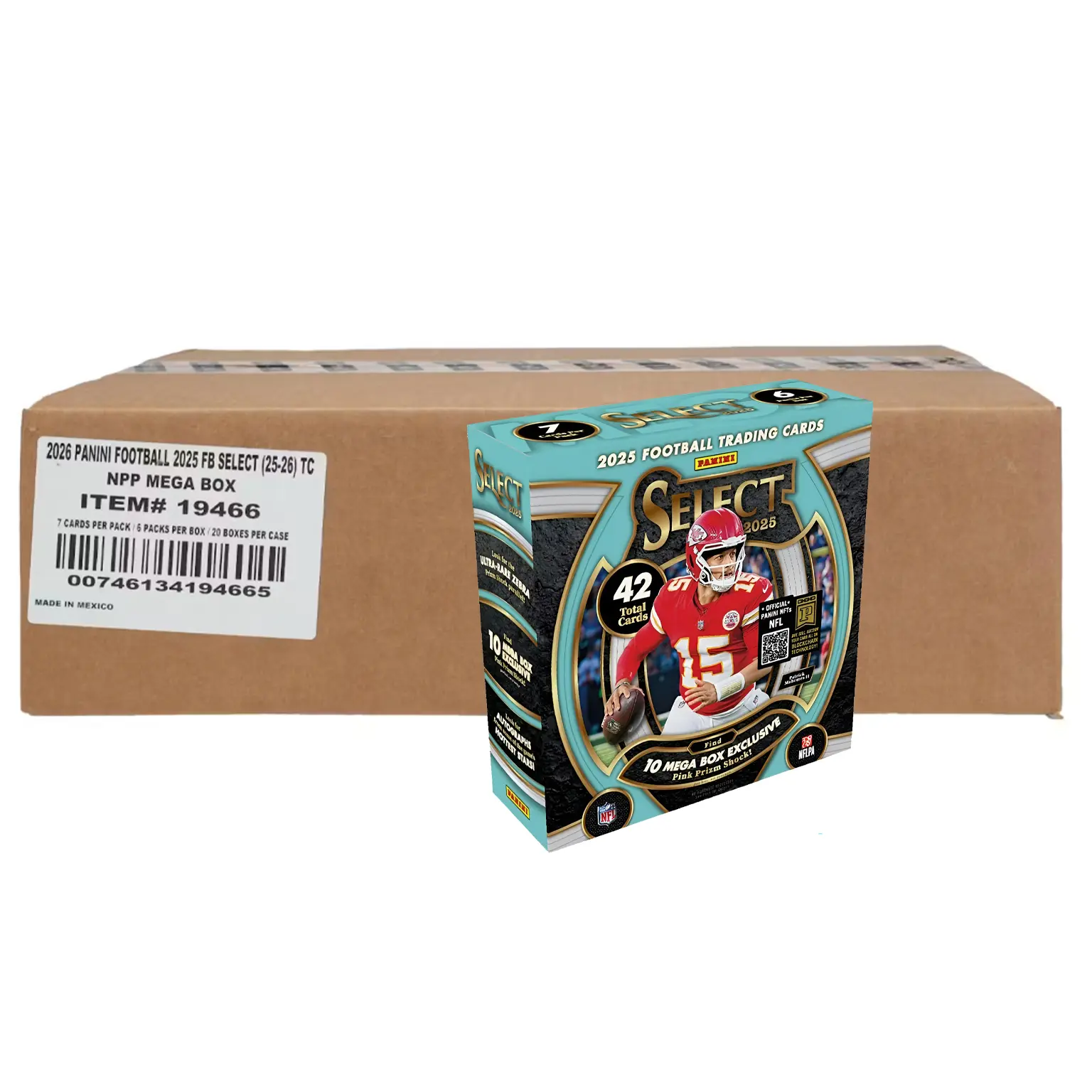 #6 Pick Your Team 20 BOX 1 CASE 2025 Panini Select Football Mega Break