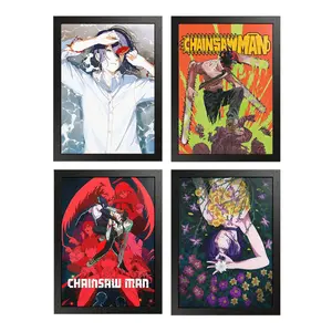 Vintage Razer Decor Posters, Gen Z Poster, Home Decor, Chainsaw Man Wall Art, Posters Gifts, No Frame