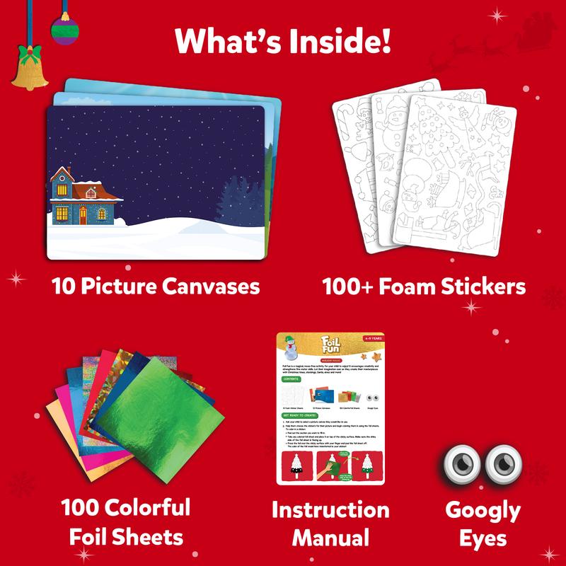 Skillmatics Foil Fun - Art & Craft Activity, Mess Free Art, DIY Creative Kit for Kids Ages 4 and up