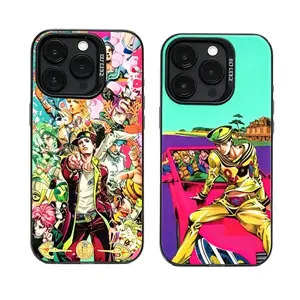 JOJOS B-Bizarres Adventures Phone Case for iPhone 17, 16, 15, 14, 13, 12, 11 Pro Air Plus ProMax and Samsung S26-S21 Ultra Plus FE shock-absorbing phone cases, fashionable gift.