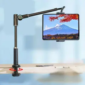 Adjustable Phone & Tablet Holder, Multifunctional Flexible Cellphone Stand, Multipurpose Rotatable Handsfree Phone Mount Clamp for Desk Bedstead, Adjustable Overhead Stand, Phone Accessories Holders & Mounts