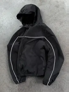 Men’s Casual Hooded Zip Jacket Top Windproof Wrinkle-Resistant Fabric Lightweight Breathable Stylish Comfortable Everyday Wear Practical Breathable coat