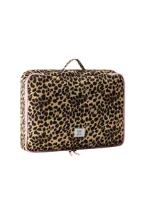 Fashion Leopard Print Travel Luggage Organizer Bag, Travel Organization Pouch, Clothes Storage Pouch, Makeup and Skincare Organizer, Travel Essentials, Essential Travel Accessories
