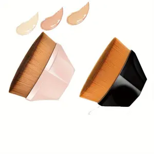 Foundation Brush Kabuki Makeup Brushes 2 Pack Flat Top High-Density Multifunctional Foundation Makeup Brush