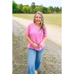 The Wren Airflow Top, Candy Pink