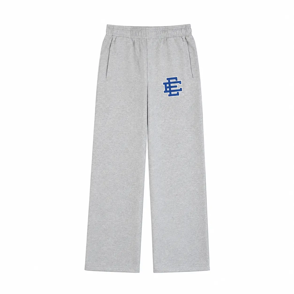 Eric Emaanu Minimal Logo Sweatpants Men Heavyweight Joggers Relaxed Fit Cotton Fleece Casual Streetwear Lounge Pants