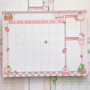 Strawberry Lover Penguin Desk Calendar