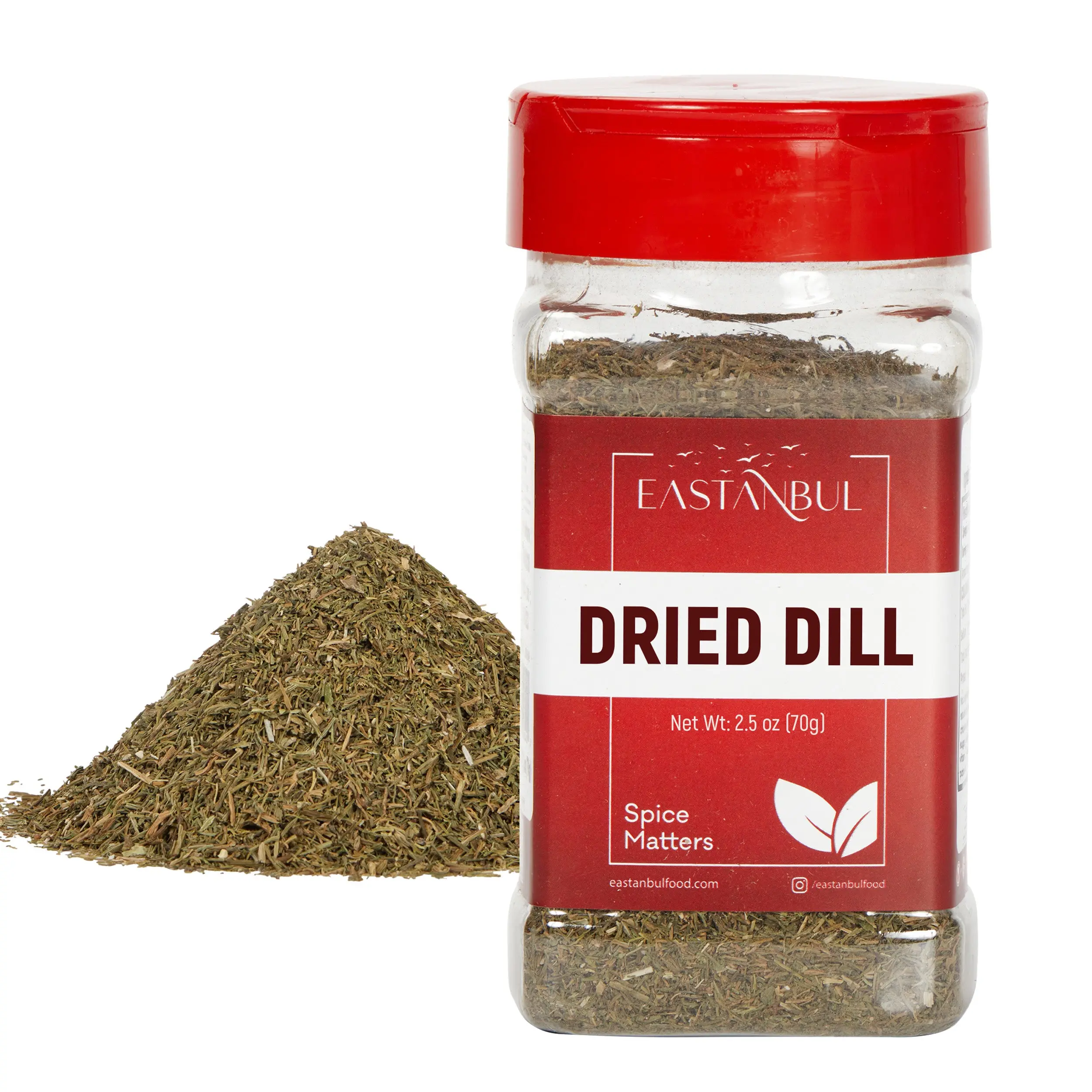 Eastanbul Dill Weed, Dried Dill Weed, Eneldo En Povlo, Freshly Cut, 2.5oz Aromatic Spices All Purpose Seasonings