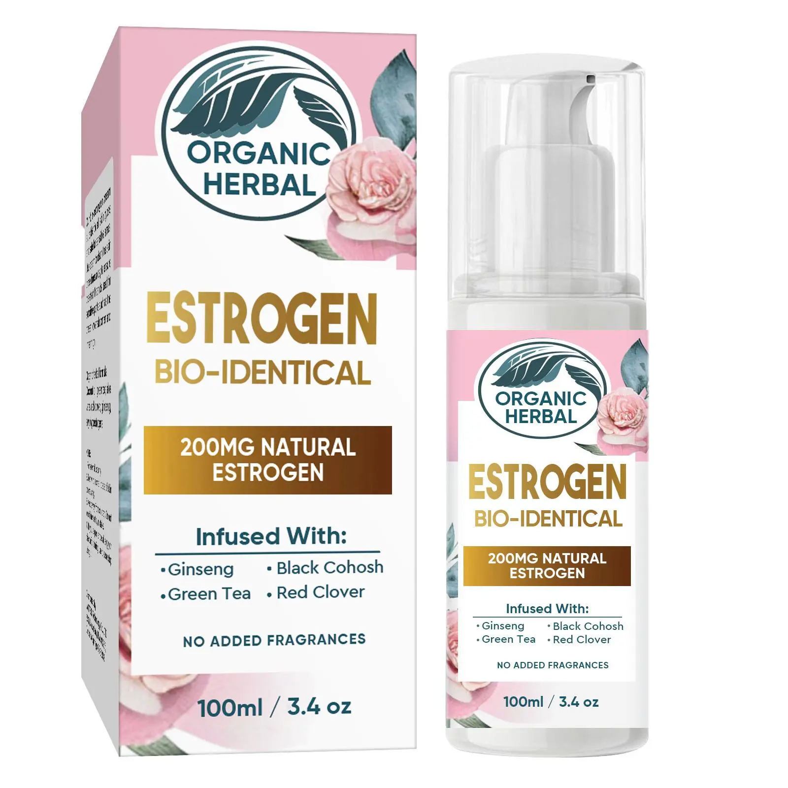 Estrogen Cream for Menopause – All-Natural Hormonal Balance & Wellness Formula with Coconut Comfort for Skin Repair
