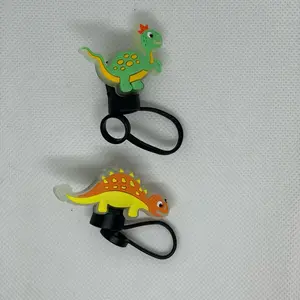 Dinosaur Straw Topper 2 Pack