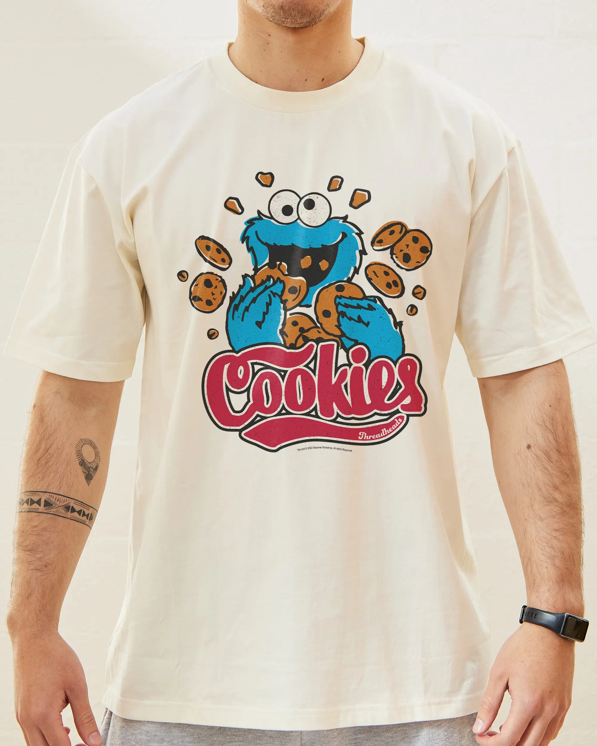 Cookie Monster Cookies Graphics Unisex T-shirt