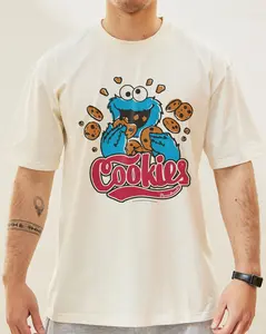 Cookie Monster Cookies Graphics Unisex T-shirt