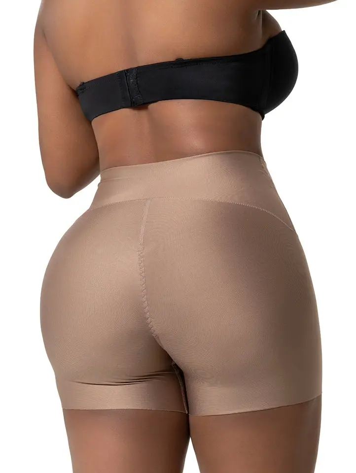 Seamless High-Waisted Scrunch Butt Shorts for Women – Light Shaping Comfort, Anti-Chafing, Breathable Fabric