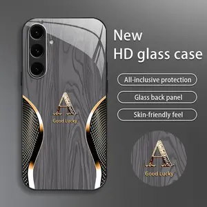 Suitable for [Galaxy S24 Fe] Brand new premium phone case, drop-proof and fingerprint-resistant，sophisticated and minimalist design, with 26 English letters to choose from YM99
