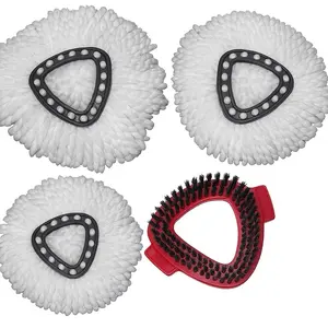 O-Cedar Spin Mop Replacement Head - Soft Microfiber for Deep Cleaning - Fits 1 Tank System - Reusable & Washable - Safe for All Floors Set Oceda EasyWring