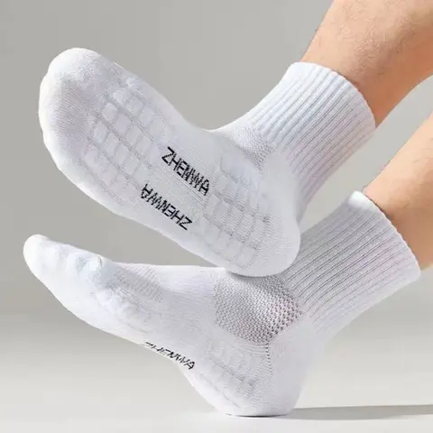 Unisex Breathable Fabric Sports Socks - Lightweight Mesh, Cushioned, Anti-Perspiration, Moisture-Wicking - Ideal for Gym/Run, Daily Wear (Limit 1 per Person)