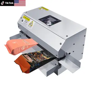 🌟 GLF-100 Horizontal Continuous Plastic Bag Sealing Machine 🚀 Sealing and Coding All-Purpose Assistant 💼 Efficient and Professional 💯